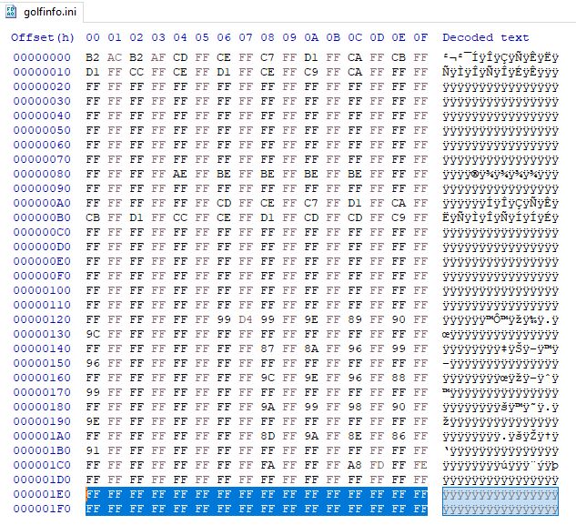 GolfinfoIniHex