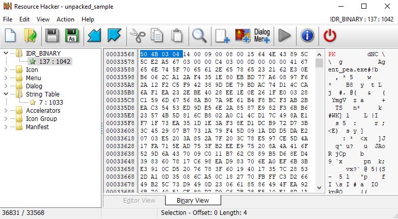 IDR BINARY Resource