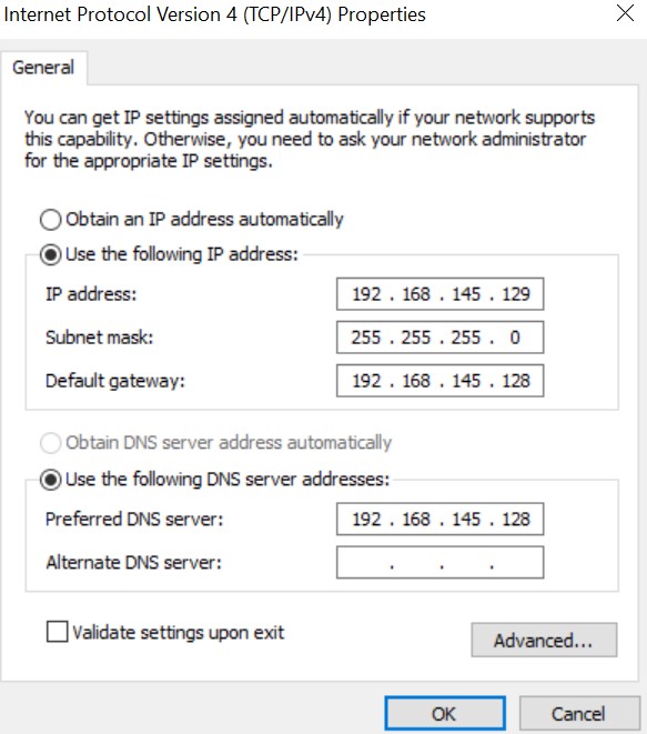 Flare VM Network Configuration